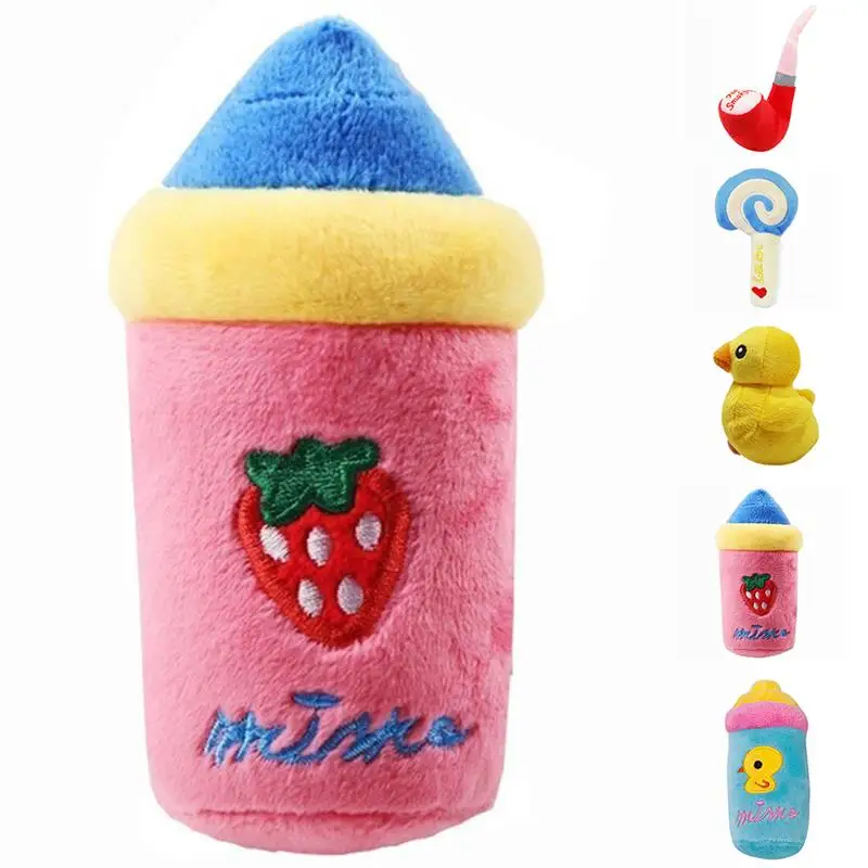

Interactive Funny Dog Toys Plush Squeaky Cartoon Toy For Dogs Small Dog Puppy Chew Clean Teeth Bite-Resistant Toy Pet Supplies