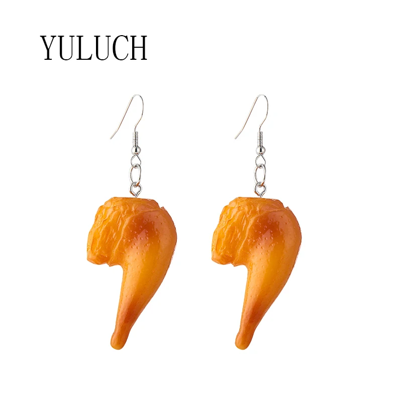 

Серьги YULUCH из смолы, Женские Подвески из серии «Новая еда», ювелирные изделия для девочек, специальные повседневные женские серьги