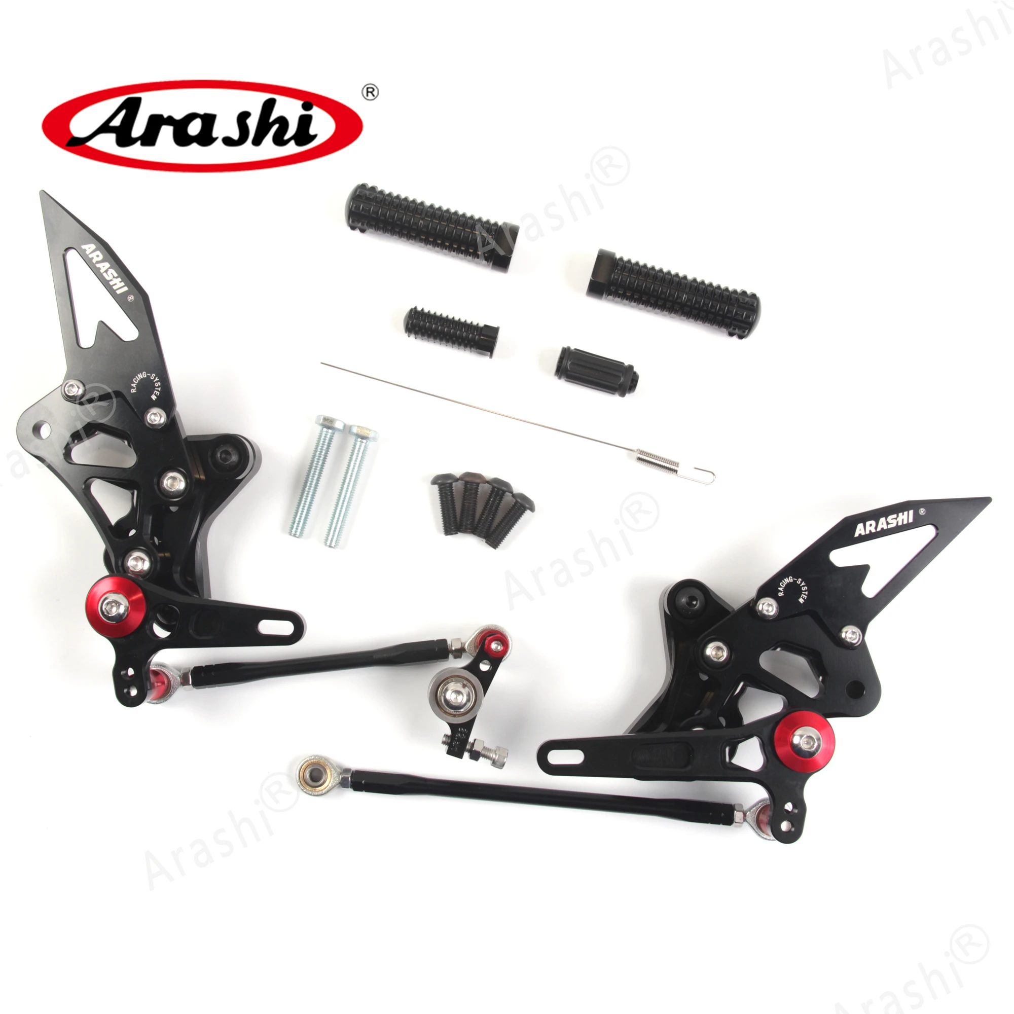 Араши Rearset для поездок на мотоцикле DUCATI 1098 1098S 1098R 2007 2008 2009 ЧПУ Регулируемые