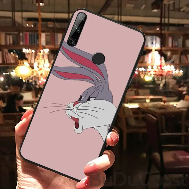 

Cute Bugs Bunny Cartoon Phone Case For Huawei Y5 Y6 Y7 Y9 Prime 2019 Enjoy 7 8 9 10 Plus