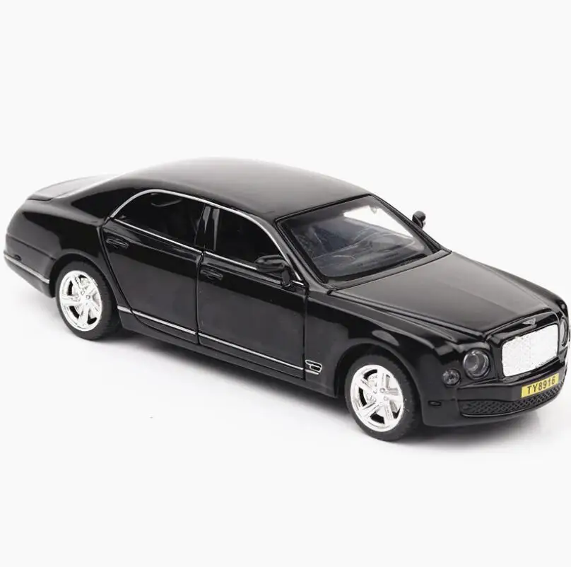 

1:32 игрушечный автомобиль Bentley Mulsanne, металлическая игрушка, автомобиль из сплава, литой и игрушечный автомобиль, модель автомобиля, миниатюр...