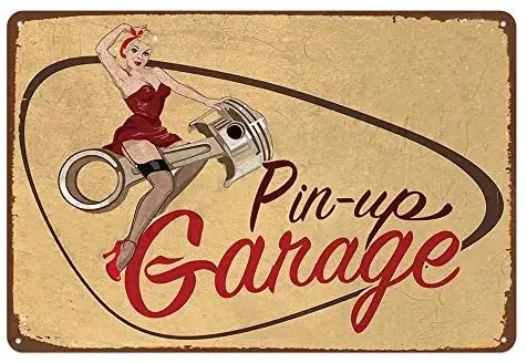

Pin Up Dad's Shed Novelty Parking Retro Metal Tin Sign Plaque Poster Wall Decor Art Shabby Chic Gift Suitable 12x8 Inch