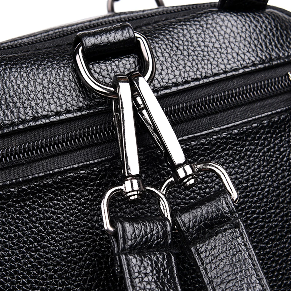 Повседневный Кожаный женский рюкзак новая многофункциональная дорожная сумка