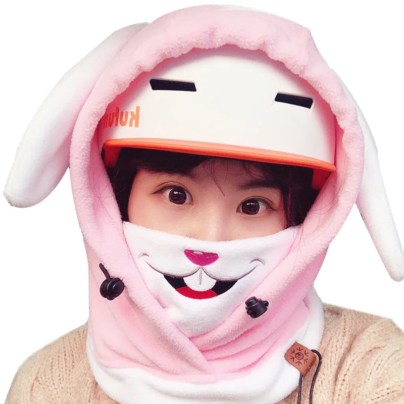 Маска на все лицо для лыжного спорта и велоспорта взрослых детей Зимняя