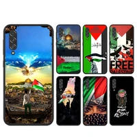 palestine arab silicone cover for samsung a90 a80 a70s a50s a40s a30s a20e a20s a10s a10e black soft tpu phone case