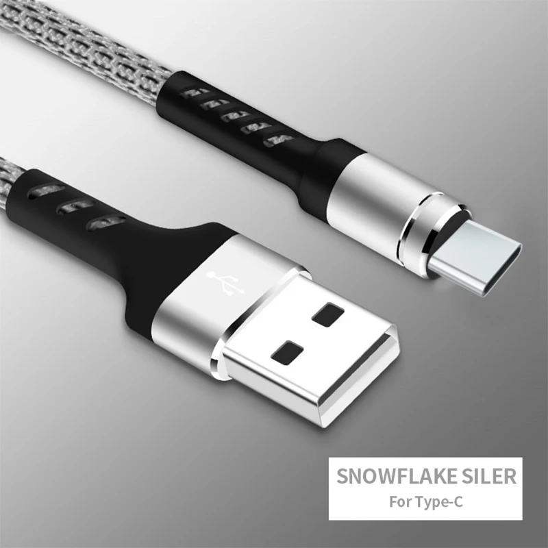 Silver Type C usb зарядка для iPhone7 8 X XR Max кабель Micro usb type C кабель для samsung Xiaomi Быстрая зарядка кабель 2.4A шнур зарядного устройства - Тип штекера: Silver