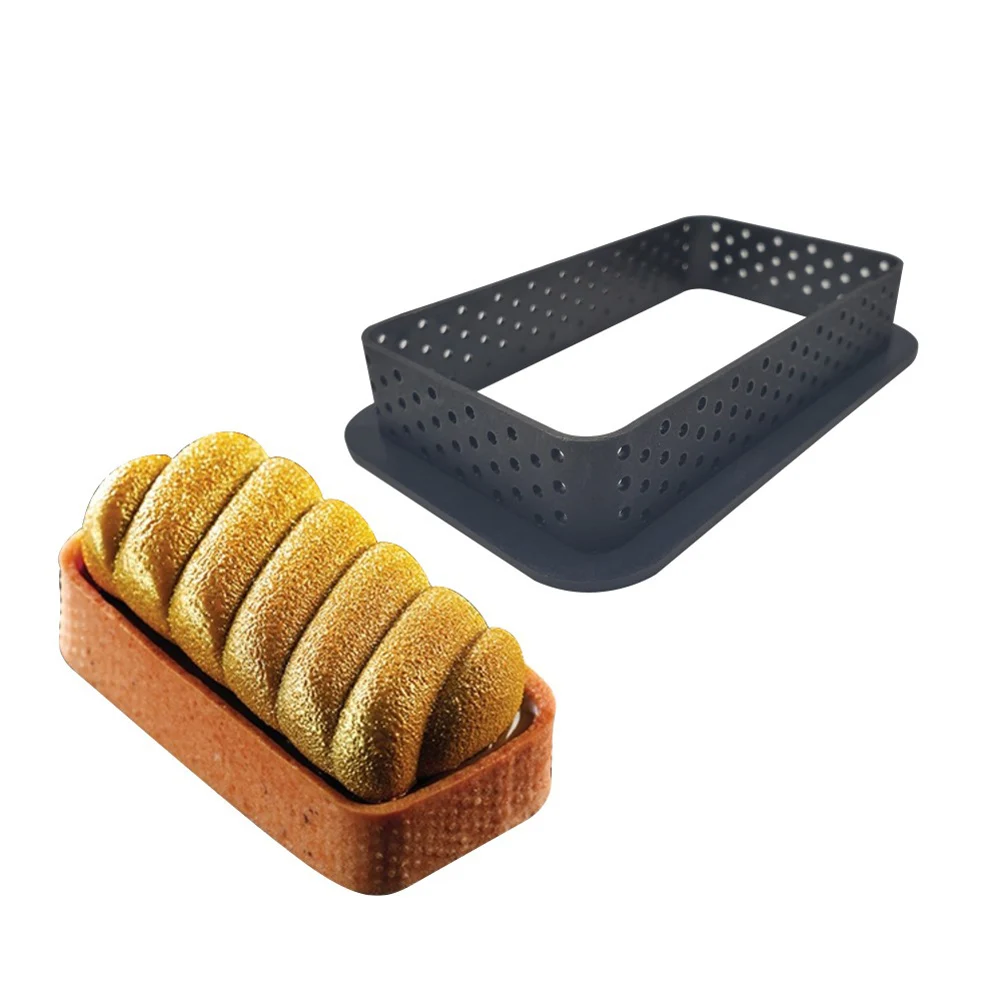 

8pcs Cake Mold Non Stick Bakeware Make Cake Dessert Model Mousse Circle Shape Accessories For Kitchen Cake Tools