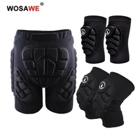 wosawe motorcycle pants padded skiing shorts hip pad protector armor ski snowboard skate pants motor short brace support