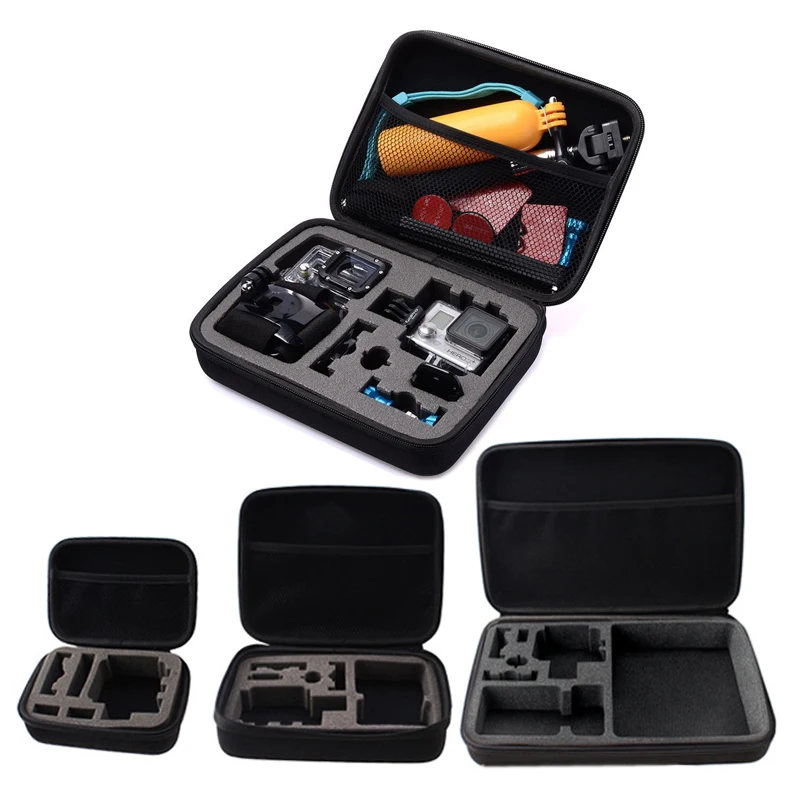 

For Gopro Hero 8 Hero7 6 5 4 3+ Storage bag box for Xiaomi Yi 4K 2 Mijia SJCAM Sj4000 EKEN H9 Camera accessories Collection Case