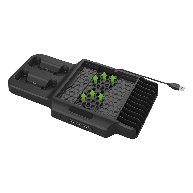 

Feet Vertical Stand Cooling Vents With HUB For X-box Series S/X Dock Mount Hold