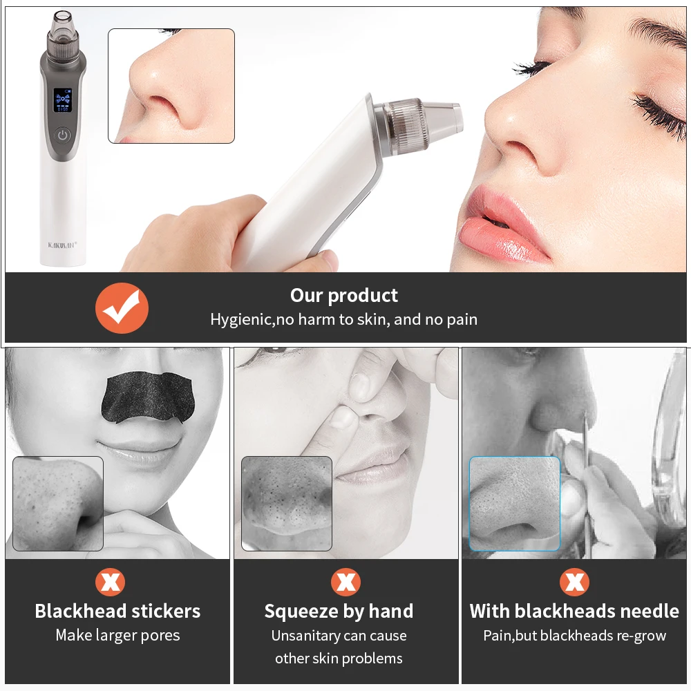 Красно синий светильник для удаления черных точек вакуумный аппарат очистки пор