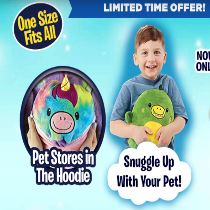 Худи Huggle Pets; толстовка с капюшоном в виде динозавра; теплые зимние пальто с капюшоном; банный халат; флисовый пуловер; Детский Рождественский подарок