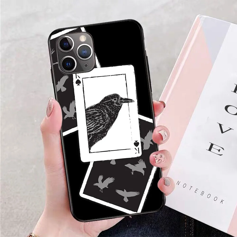 

For iPhone Kaz of Spades - Six of Crows Soft TPU Border Apple iPhone Case