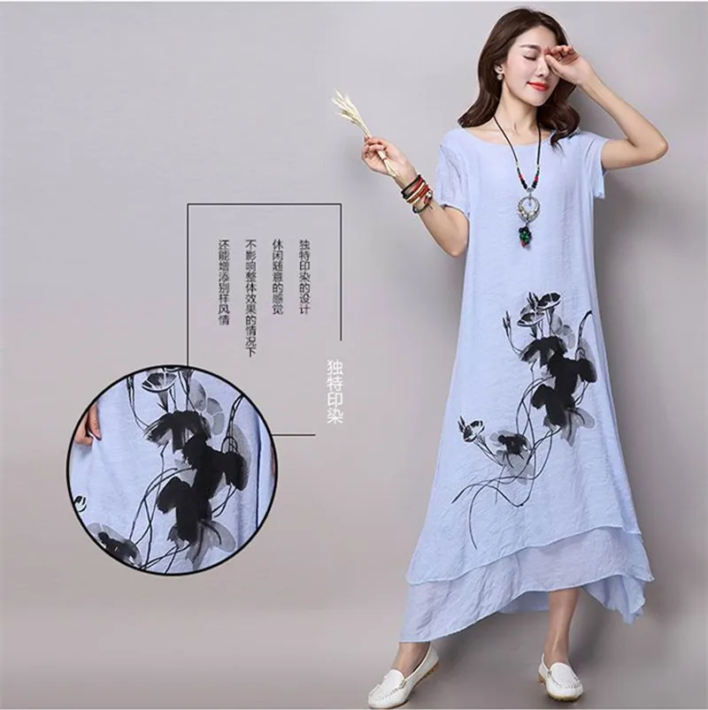 Из хлопка и льна размера плюс в винтажном стиле Женская обувь на каждый день с