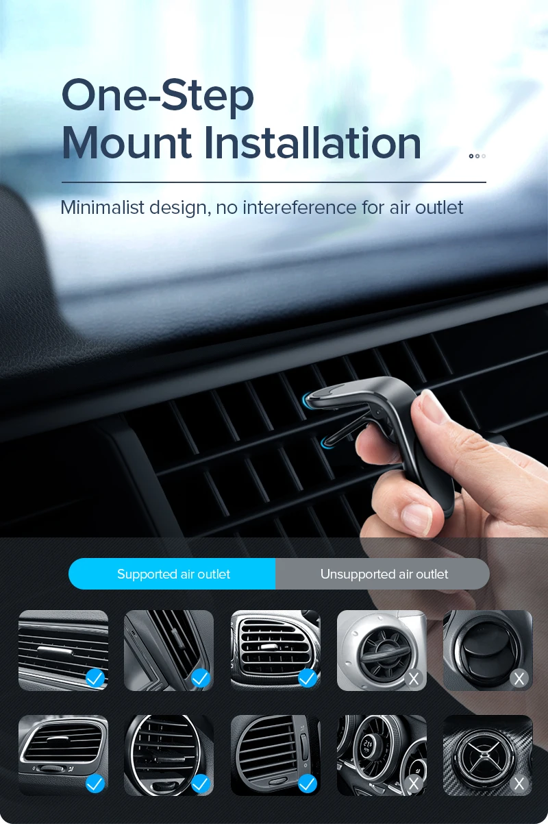 Автомобильный магнитный держатель для телефона IXUR подставка смартфона с