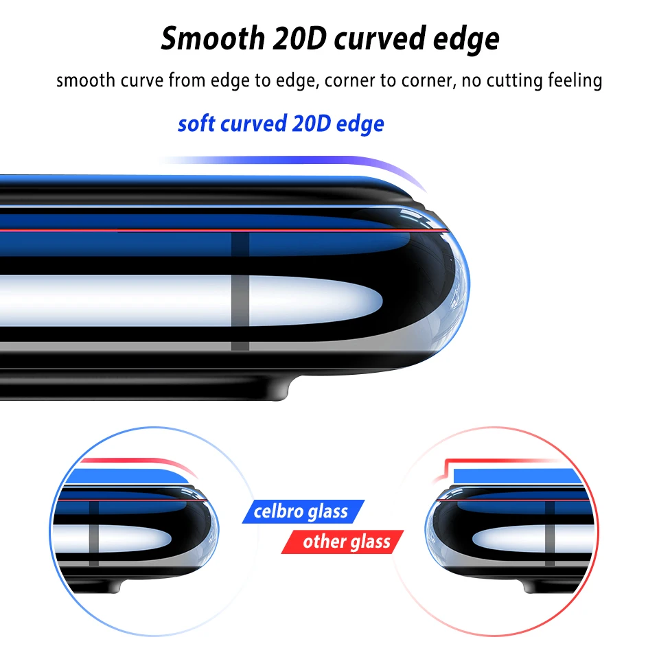 Прозрачное стекло для iPhone 11 Pro Max Защита экрана защитная пленка из закаленного
