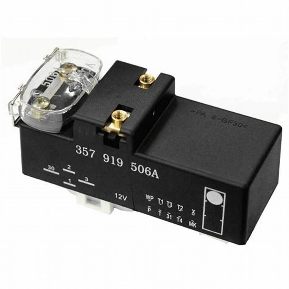 

ABS Front Radiator Coolant Fan Control Switch Relay Module 357919506A 3A0919506 LFVW002 Fit for V/W G/olf J/etta C/abrio P/assat