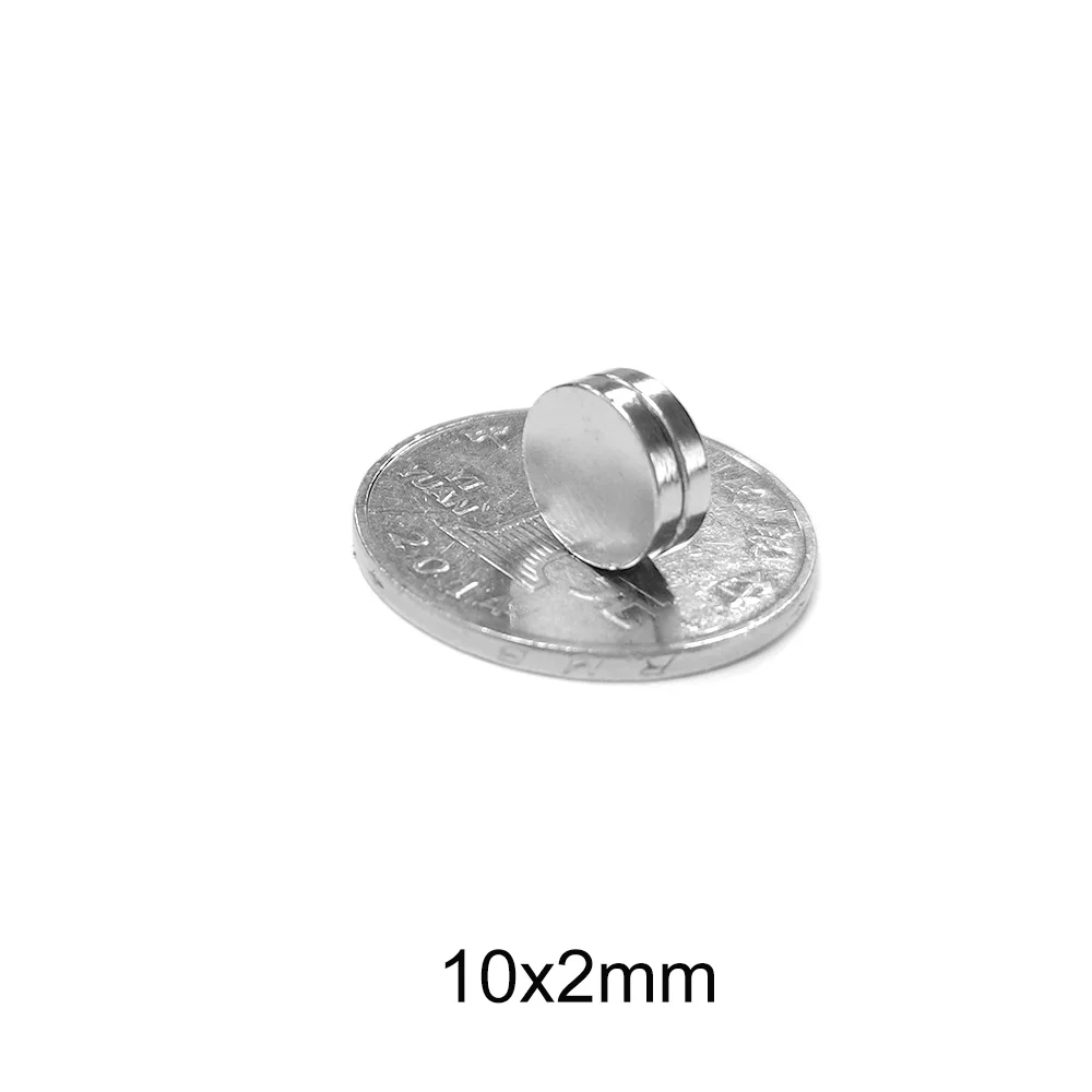 

20~300PCS 10x2 mm Round Powerful Magnet Fridge Bulk Sheet Neodymium Magnet Disc 10x2mm Permanent NdFeB Magnets Strong 10*2 mm