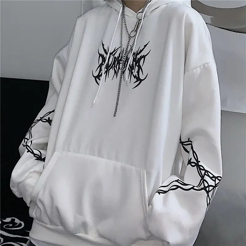 

Summer clothes sweatshirt women plus size oversized harajuku hoodie korean style streetwear tops print long sleeve Pullovers