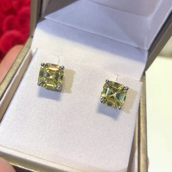Вечерние серьги из серебра 925 пробы с кубическим цирконием 3 А|jewelry mould|earring threadsjewelry