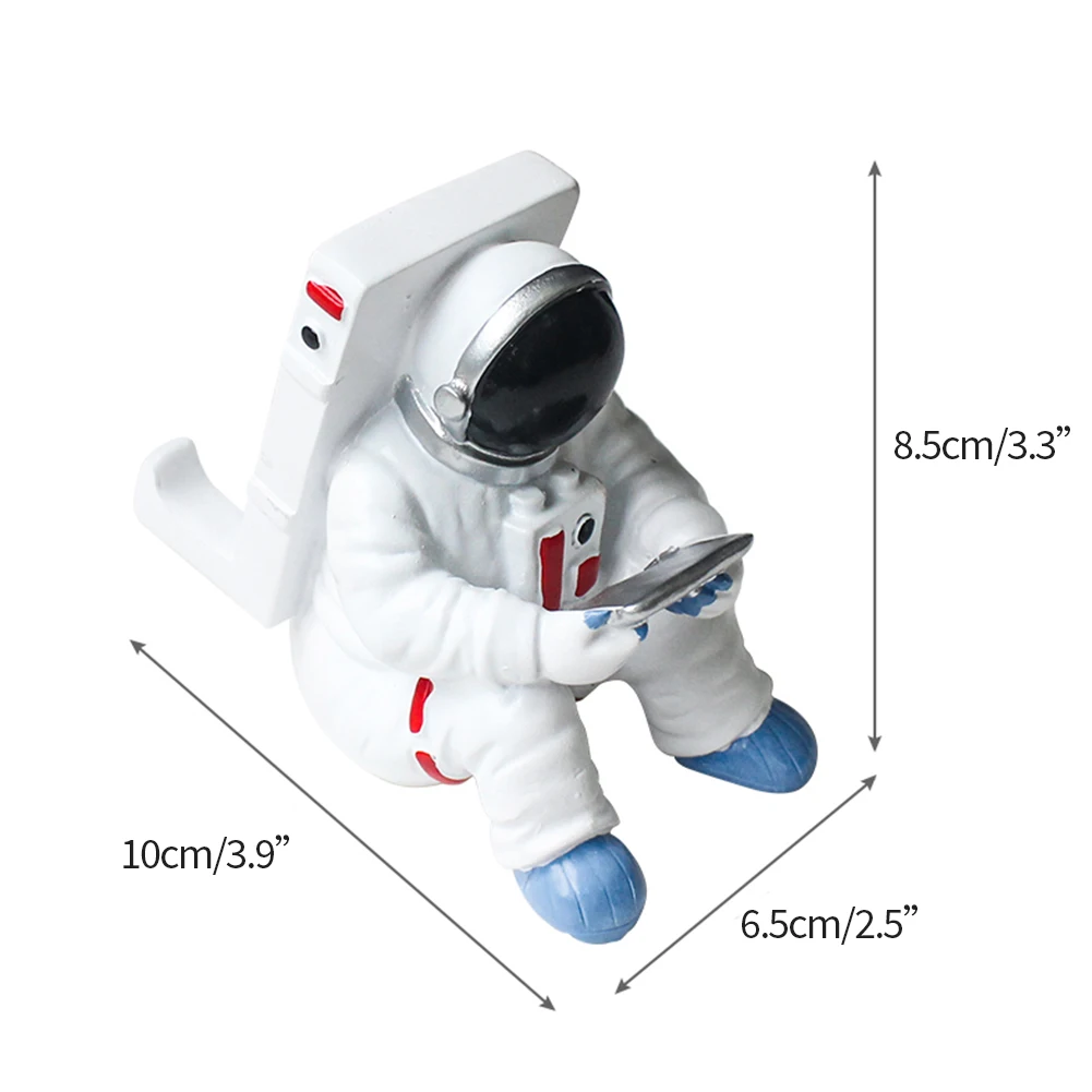 

Astronaut Mobile Phone Holder Creative Phone Storage Holder Spaceman Model Smartphone Base Stand Desktop Decoration Phone Holder
