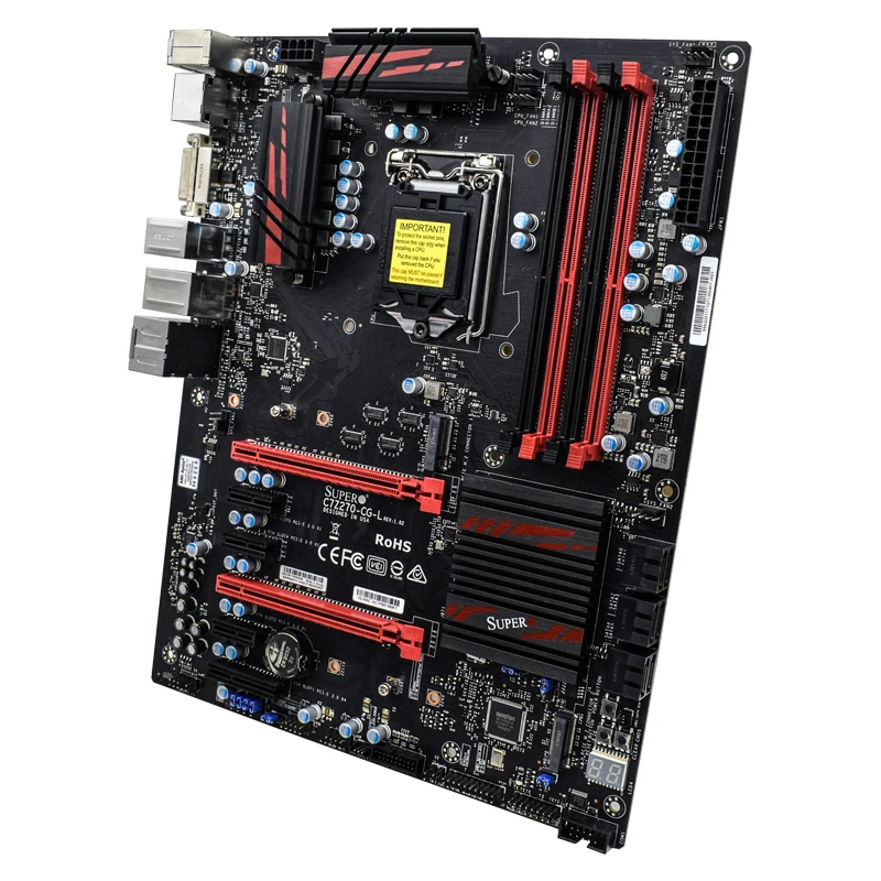 Материнская плата для SUPERMICRO C7Z270-CG-L LGA 1151 DDR4 64 ГБ Intel Z270 SATA3 USB 3 0 ATX материнская
