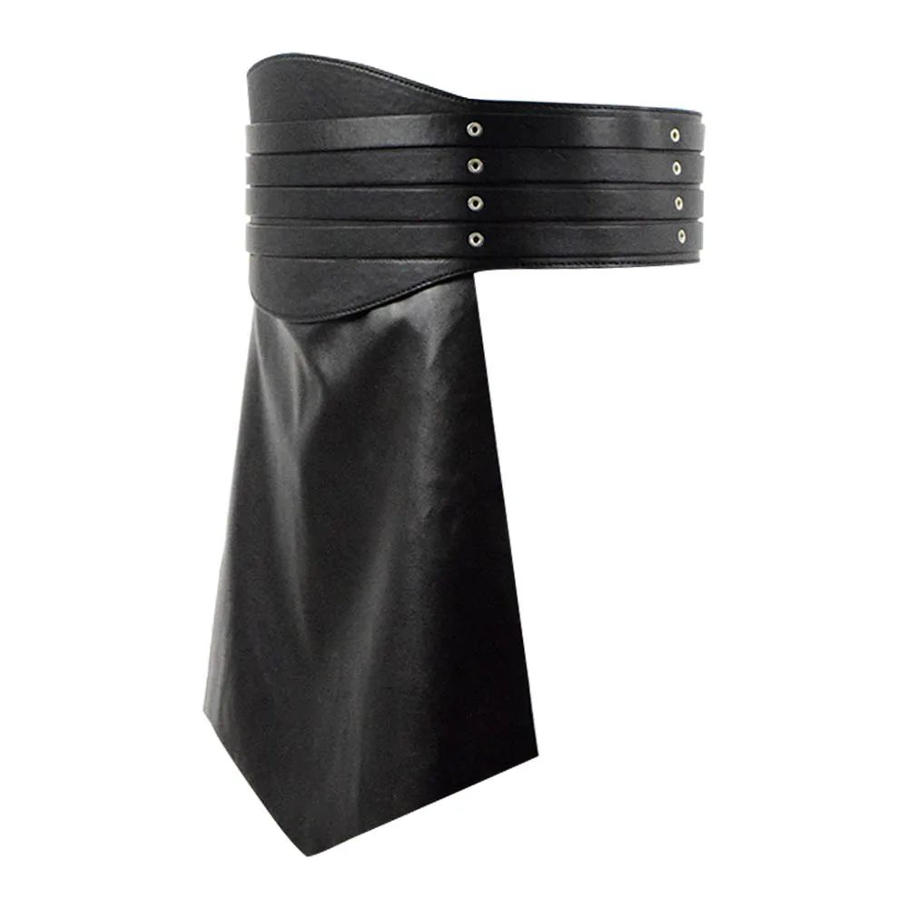 Реквизит для косплея черного цвета из искусственной кожи | Тематическая одежда и