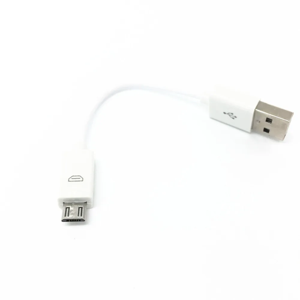 Белый 12 см кабель Micro USB типа A на B 5 Pin для HTC LG Nokia | Мобильные телефоны и аксессуары