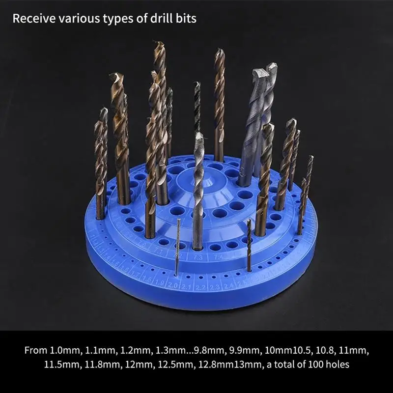 Высококачественный чехол для хранения сверл аккуратный и организованный 1 шт.