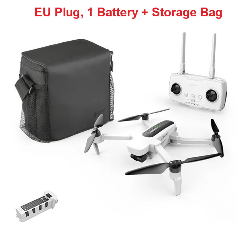 1 battery eu Hubsan H117S Zino gps 5,8 Г 1 км FPV RC Дрон Квадрокоптер с дистанционным управлением и в формате 4K UHD, Камера 3-осевому гидростабилизатору Бла(беспилотный летательный аппарат-RTF панорамная съемка - Цвет: 1 battery eu