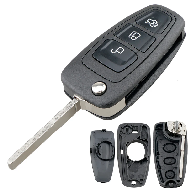 Чехол-брелок для автомобильных ключей с 3 кнопками Сменный Чехол лезвием HU101