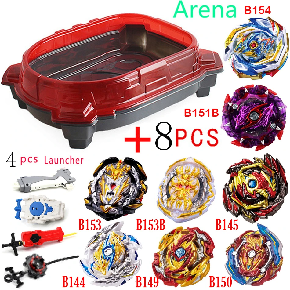 

Новый набор волчков Beyblade, игрушки, волчок Bayblades с лаунчером, металлический волчок с Богом, игрушка Bey Blade Blades