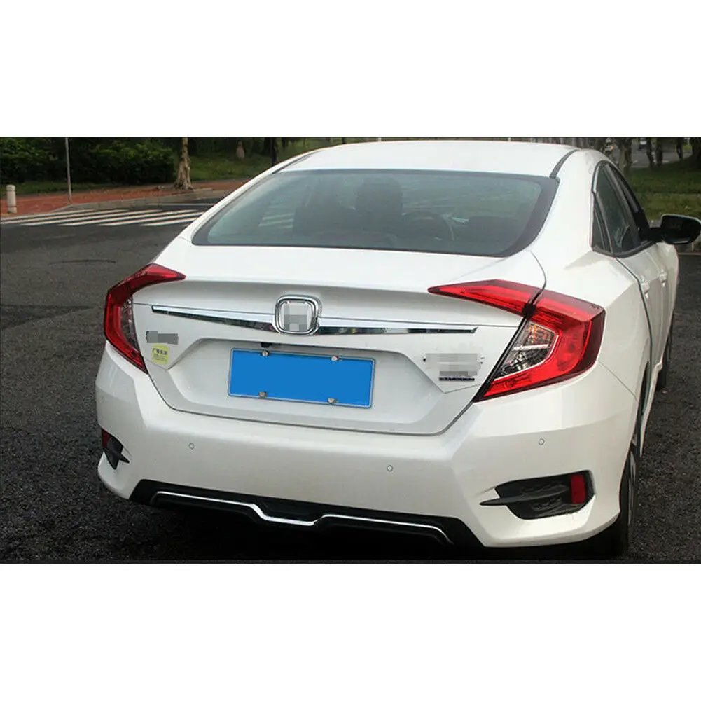 

Chrome Rear Trunk Lid Tailgate Cover Trim For Honda 10th Civic 2016 2017 2018