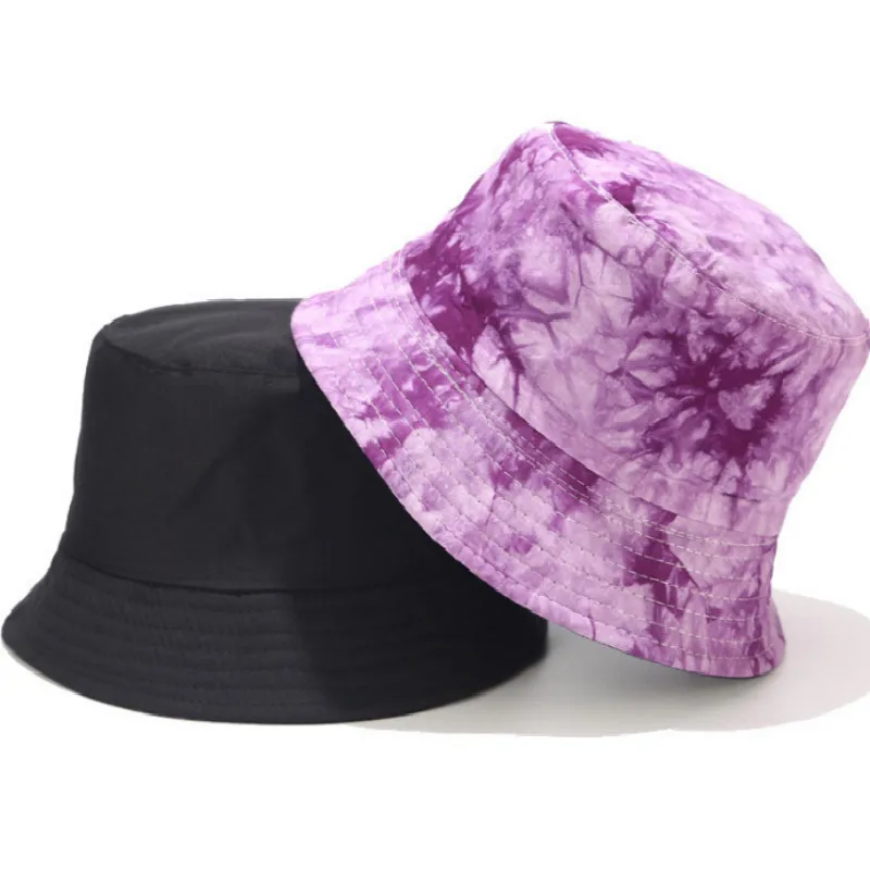 Двусторонняя рыболовная Кепка Tie Dye Спортивная походная летняя Панама с принтом