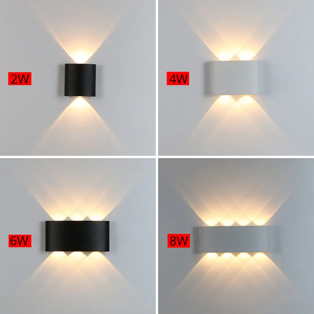 Светодиодный настенный светильник на открытом воздухе Водонепроницаемый