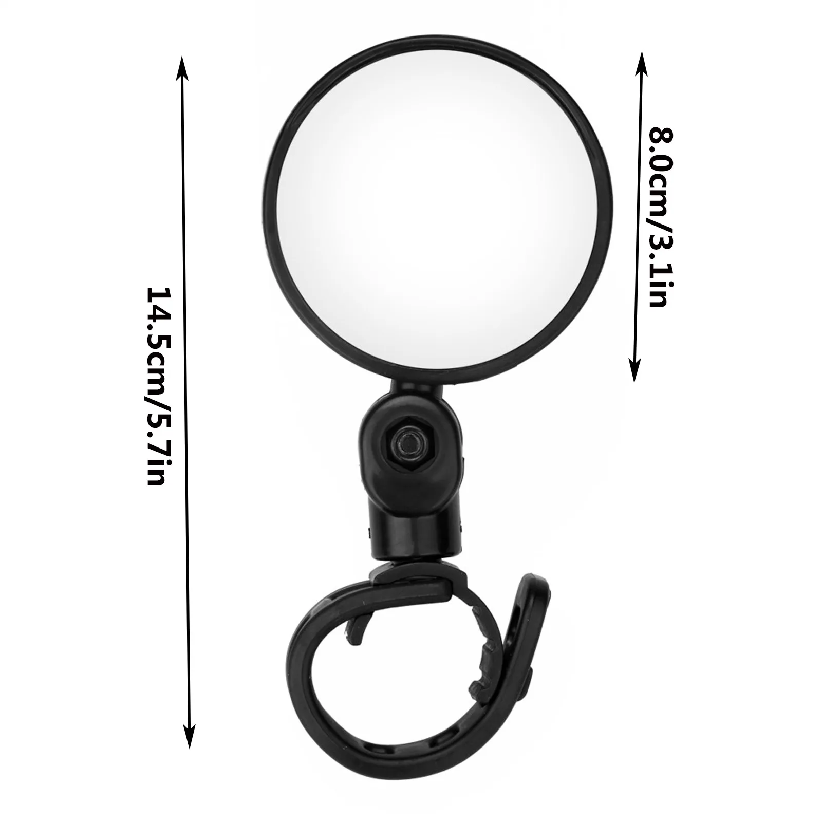 

Universal Bicycle Rearview Mirror 360 Deg Adjustable Rotate Wide-Angle Cycling Rear View Mirrors for Mtb Road Bike Accessories