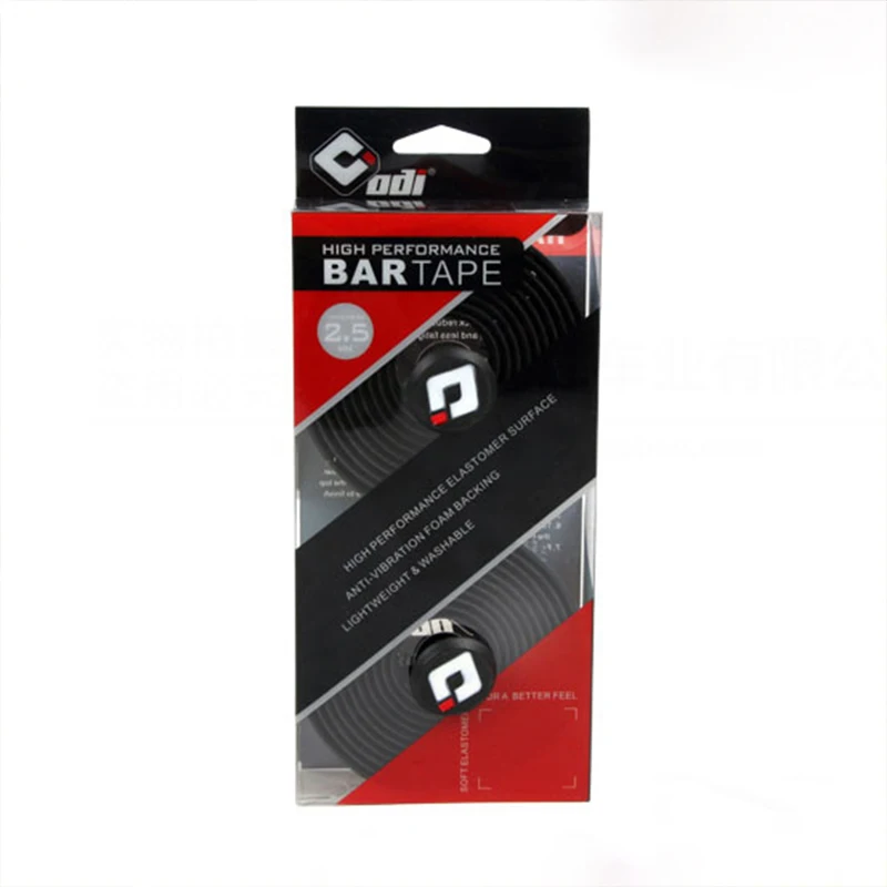 

ODI road handlebar with gradient color wrap, comfortable silicone breathable non-slip PU leather surface suitable for reflective