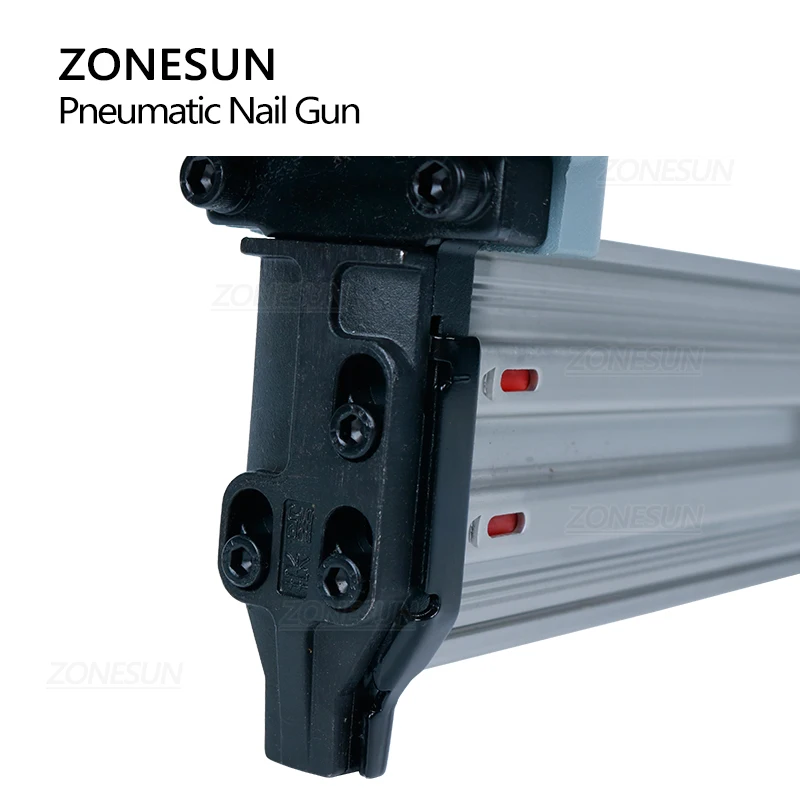 Стальной Железный пистолет ZONESUN ST64 пневматический Микро-шпиннер гвоздик