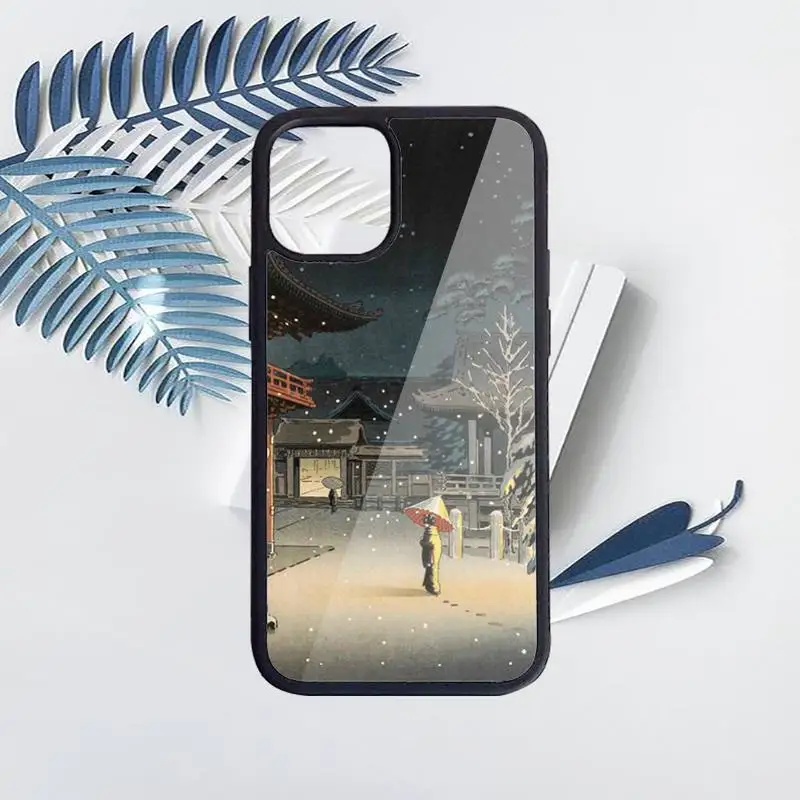 

Ukiyo-e Tokyo Japanese Art Phone Case for iPhone 11 12 pro XS MAX 8 7 6 6S Plus X 5S SE 2020 XR Hard PC
