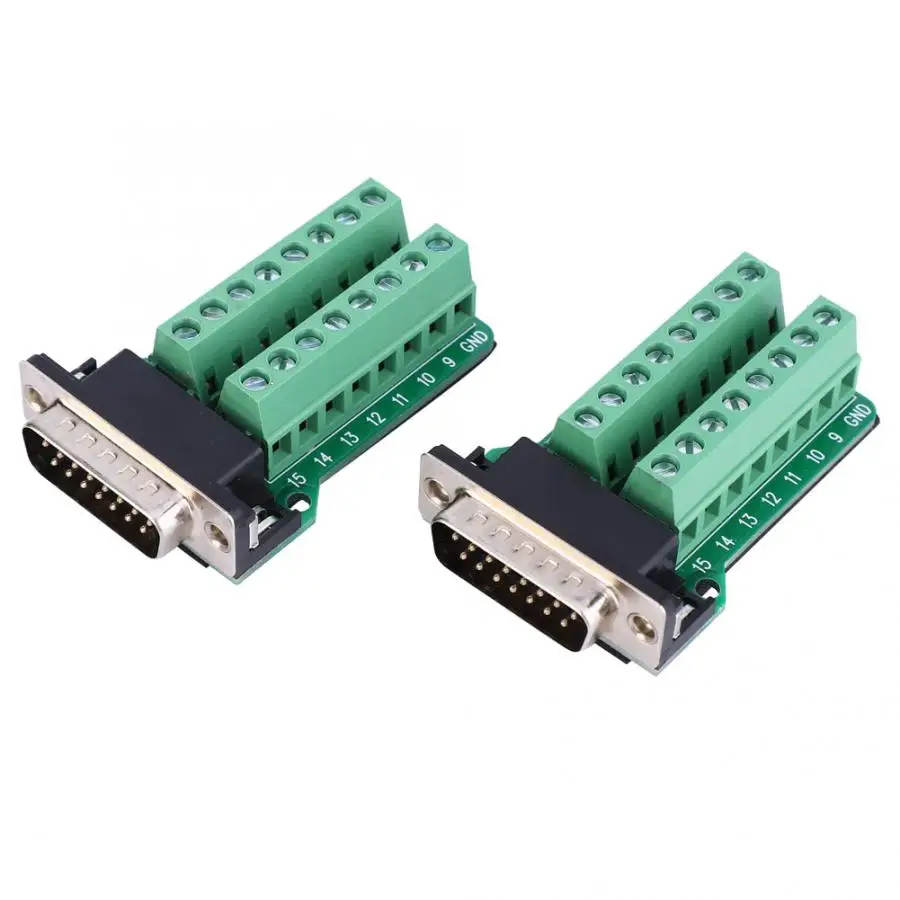 2 шт. детали DB15 для клеммной колодки|Терминалы| |