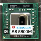 Процессор AMD для ноутбука A8 5500M series A8-5550M A8 5550M AM5550DEC44HL Socket FS1 CPU 4M Cache2,1 ГГцчетырехъядерный процессор для ноутбука
