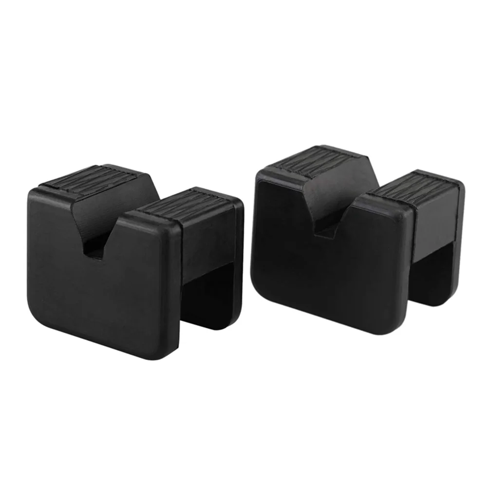 

2*Jack Pad Adapter For Jack Stand 2-3 Ton Universal Rubber Slotted Frame Rail Durable And Practical Adapter
