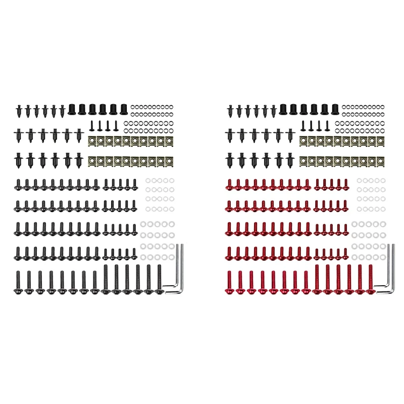 

201 шт. универсальные болты обтекателя мотоцикла для Suzuki GSXR 600 750 1000