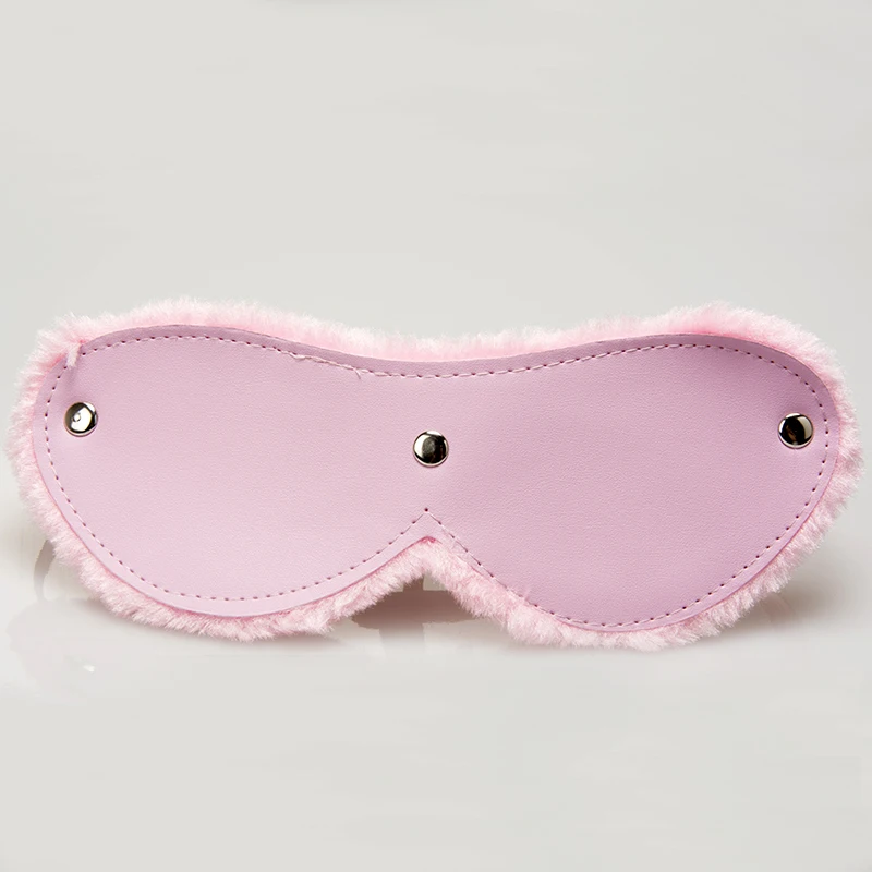 Пушистая маска для глаз флирт повязка на глаза БДСМ бандажная секс игрушка