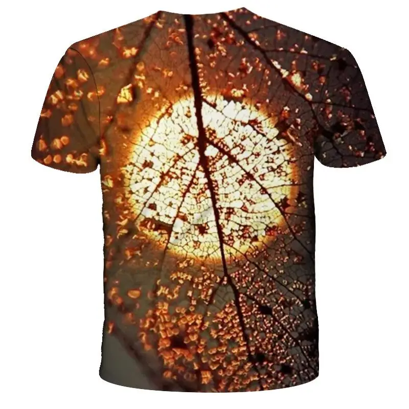 

Kids 3D Landscape Print Summer T-Shirt 2021 Casual Short-sleeved O-collar Harajuku T-Shirt Top