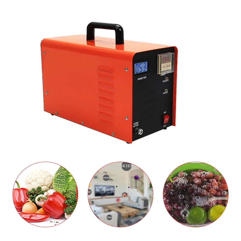

Industrial Ozone Generator, Professional Air Water Cleaner 5000 mg/h High Capacity O3 Air Purifier Deodorizer