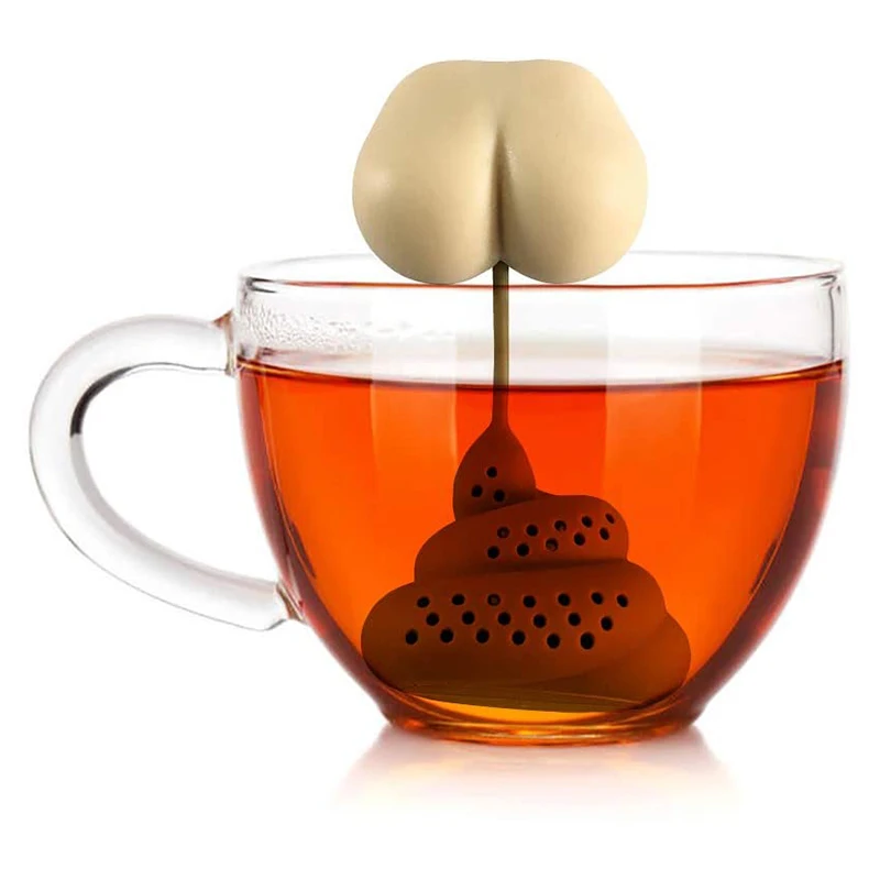 

Creative Silicone Tea Strainer Tea Filter Funny Tea Strainer Portable Tea Strainer Suitable for Tea Funny Nice for Pranking
