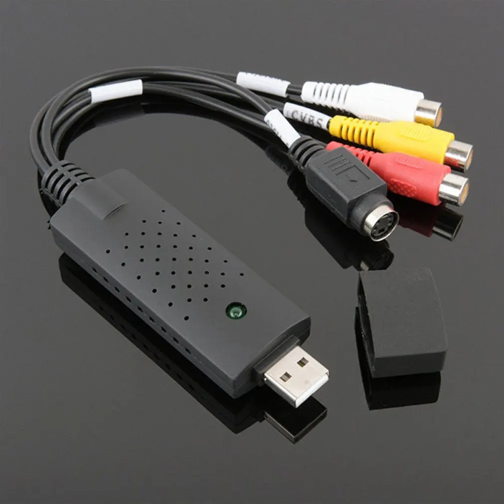 VHS в цифровой конвертер файлов Экспресс USB 2,0 в видео Захват аудио AV компьютер