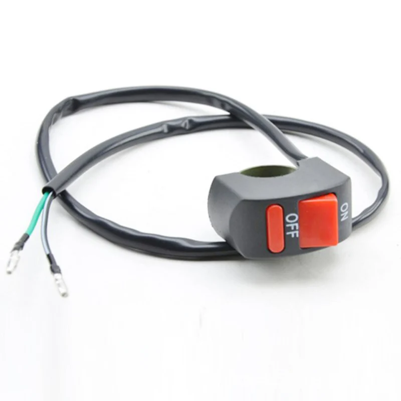 

1 Piece Motorcycle Switches Bullet Connector Handlebar Switches ON/OFF Button Connector Push Button Switch Motorbike Accessories