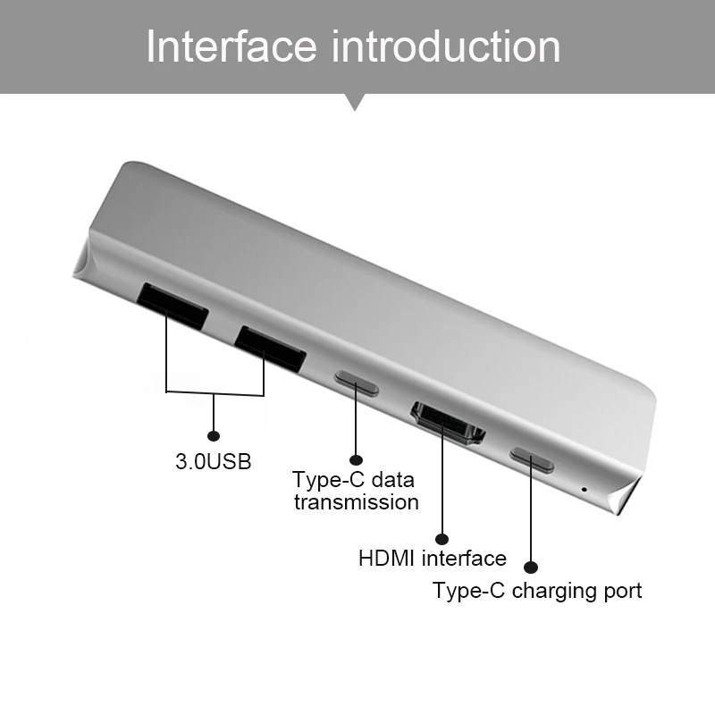 BKSCY USB C концентратор типа C для мульти USB 3,0 концентратор HDMI адаптер док-станция для MacBook Pro huawei P30/P20 USB-C 3,1 сплиттер 3 порта USB концентратор